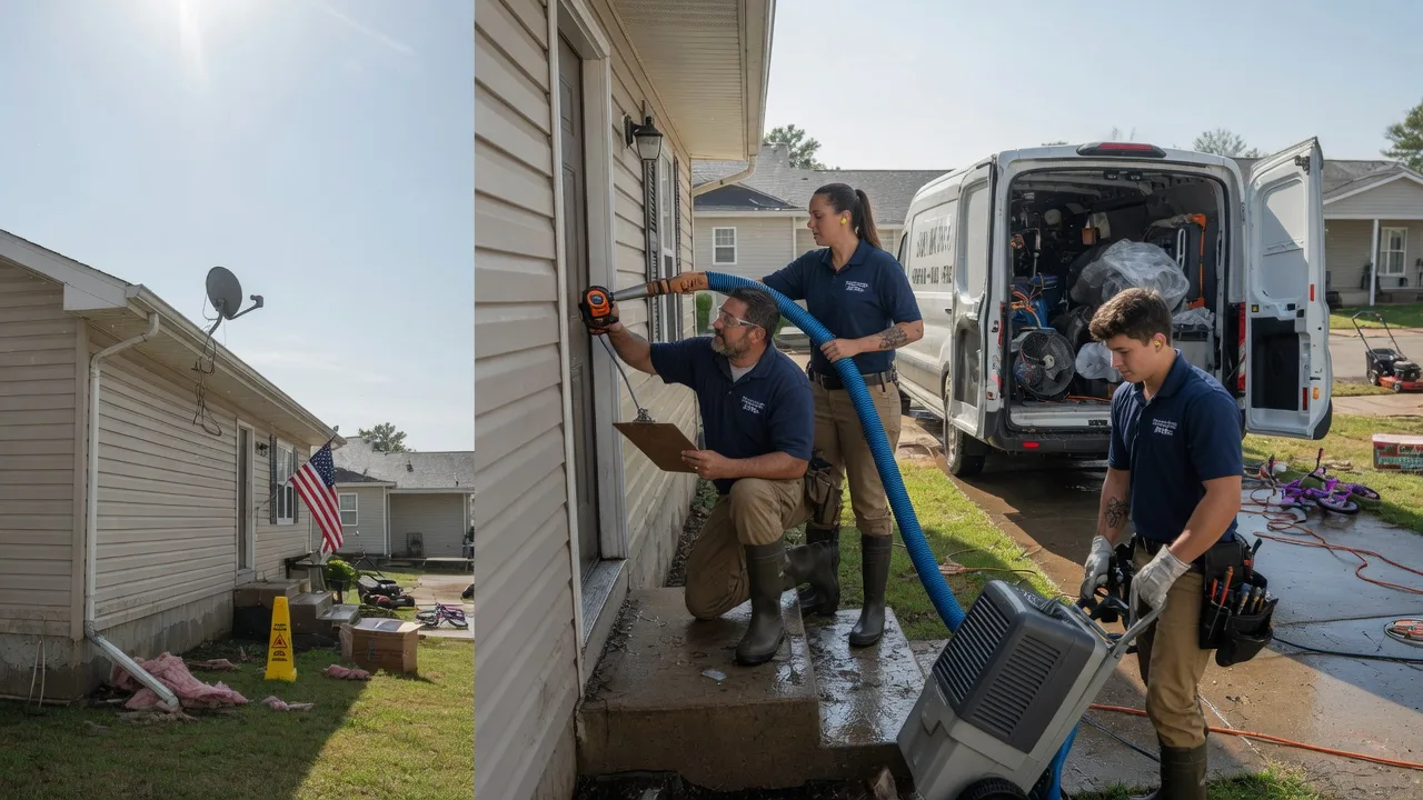 Ceiling Water Damage Restoration in Oldwick, NJ near me
